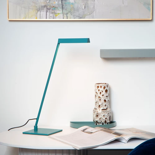 Lucide LAVALE - Schreibtischlampe - LED Dim. - 1x3W 2700K - Türkis - Atmosphäre 1